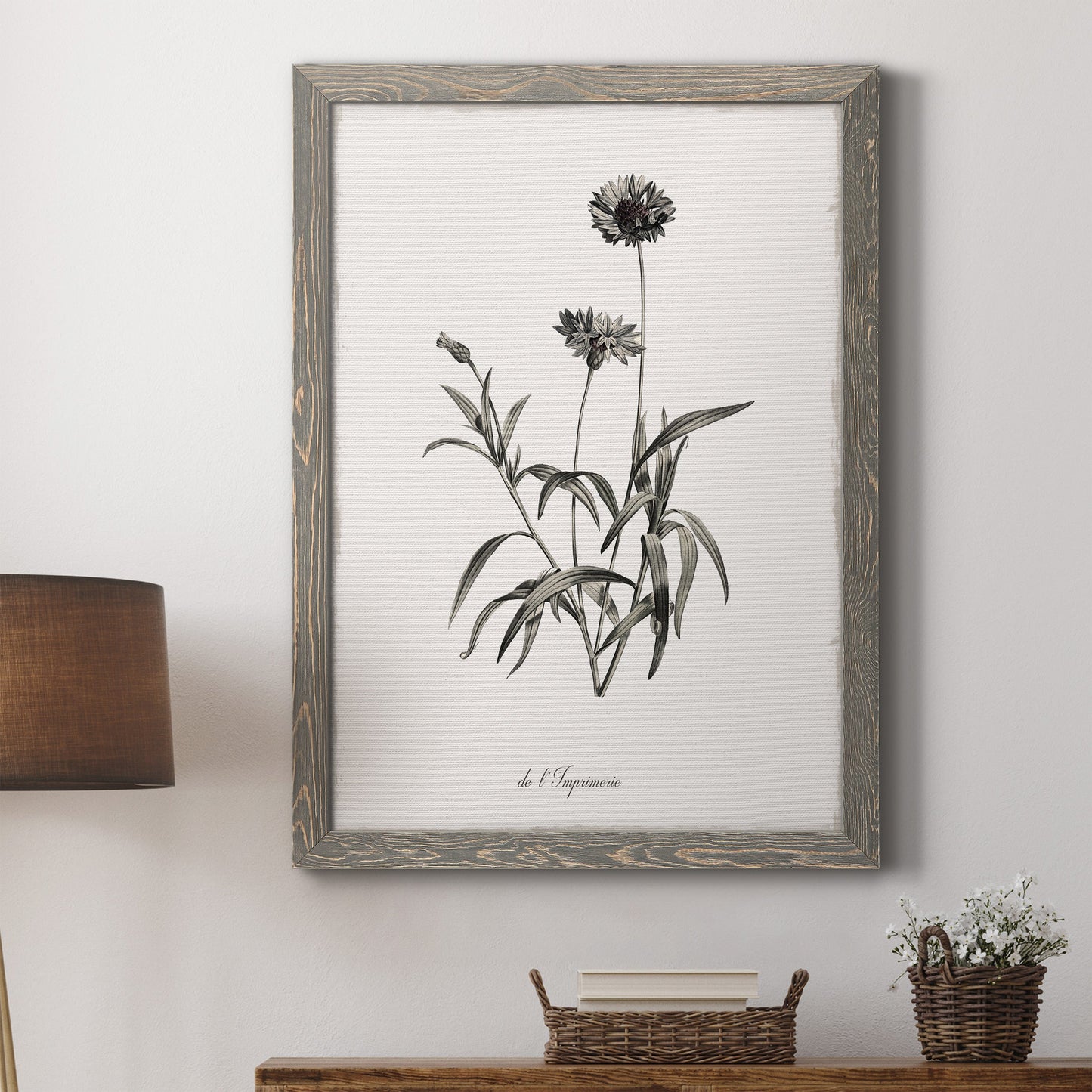 Sketchbook Imperial - Barnwood Framed Canvas Print
