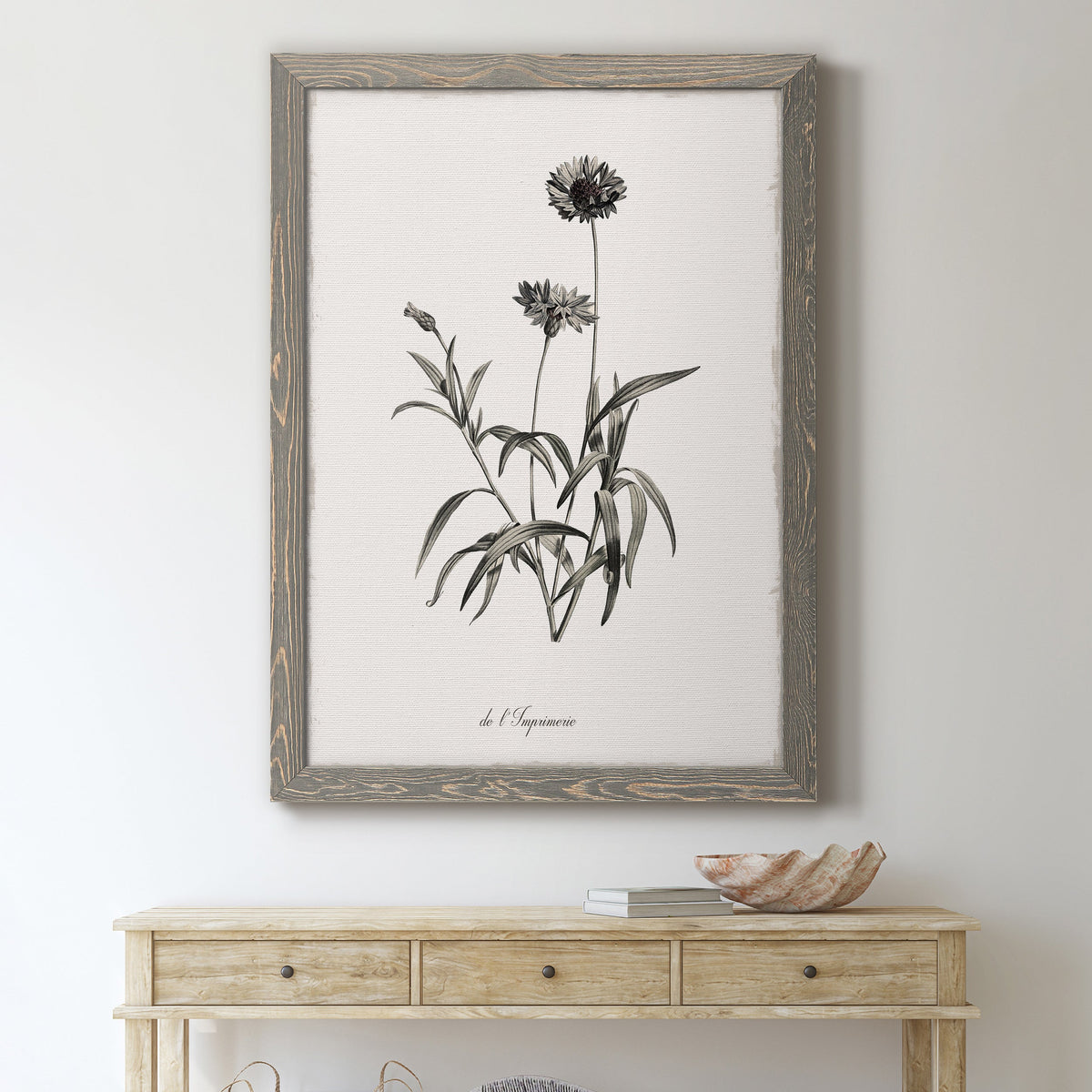 Sketchbook Imperial - Barnwood Framed Canvas Print