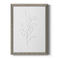 Botanical Gesture VI - Barnwood Framed Canvas Print