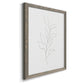 Botanical Gesture VI - Barnwood Framed Canvas Print