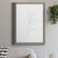 Botanical Gesture VI - Barnwood Framed Canvas Print