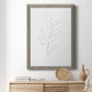 Botanical Gesture VI - Barnwood Framed Canvas Print