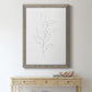 Botanical Gesture VI - Barnwood Framed Canvas Print