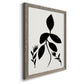 Silhouette Garden I - Barnwood Framed Canvas Print