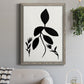Silhouette Garden I - Barnwood Framed Canvas Print