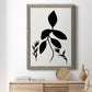 Silhouette Garden I - Barnwood Framed Canvas Print