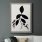 Silhouette Garden I - Barnwood Framed Canvas Print