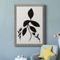 Silhouette Garden I - Barnwood Framed Canvas Print