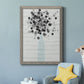 Bouquet of Black & White - Barnwood Framed Canvas Print