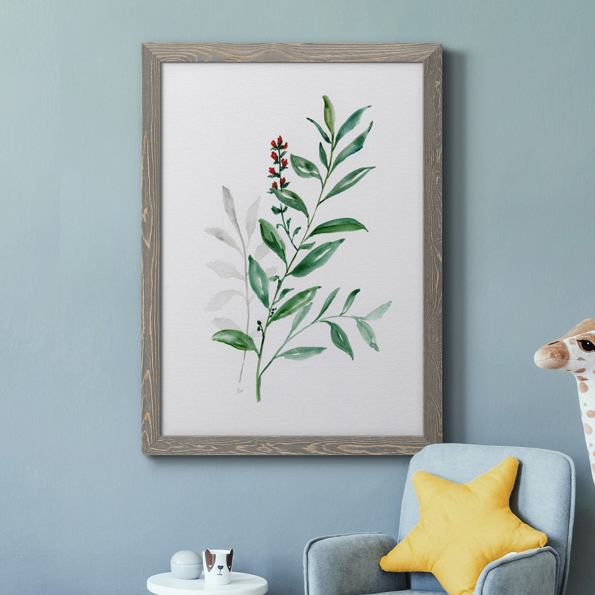 Freshly Picked III - Barnwood Framed Canvas Print
