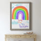 You Are My Rainbow - Barnwood Framed Canvas Print