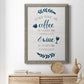 Coffee & Wine - Barnwood Framed Canvas Print