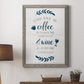 Coffee & Wine - Barnwood Framed Canvas Print
