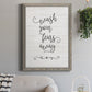 Wash Fears - Barnwood Framed Canvas Print