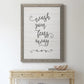 Wash Fears - Barnwood Framed Canvas Print