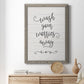 Wash Worries - Barnwood Framed Canvas Print