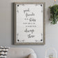 Always There - Barnwood Framed Canvas Print