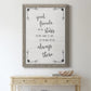 Always There - Barnwood Framed Canvas Print