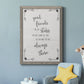 Always There - Barnwood Framed Canvas Print