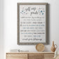 Guide to Self Care - Barnwood Framed Canvas Print