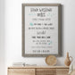 Stay Safe Rules - Barnwood Framed Canvas Print