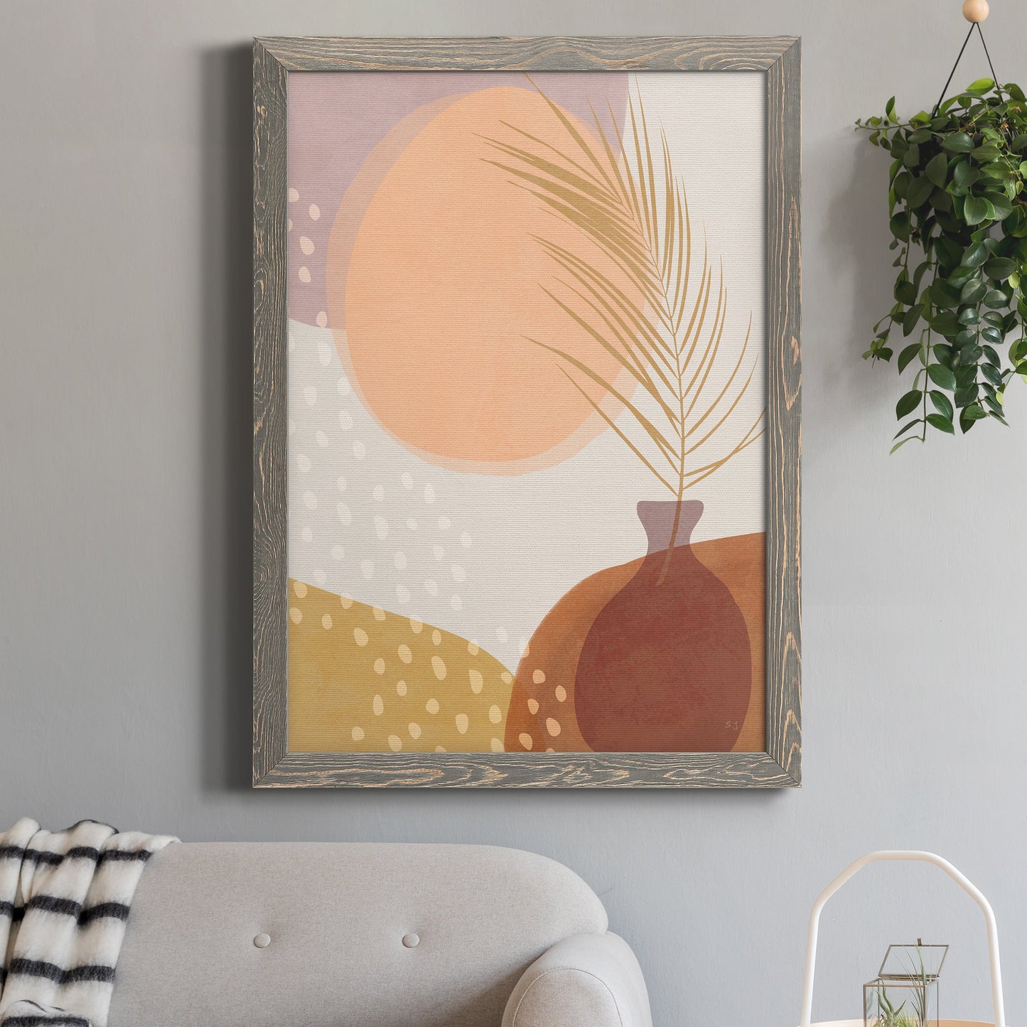 Sedona Sunset - Barnwood Framed Canvas Print