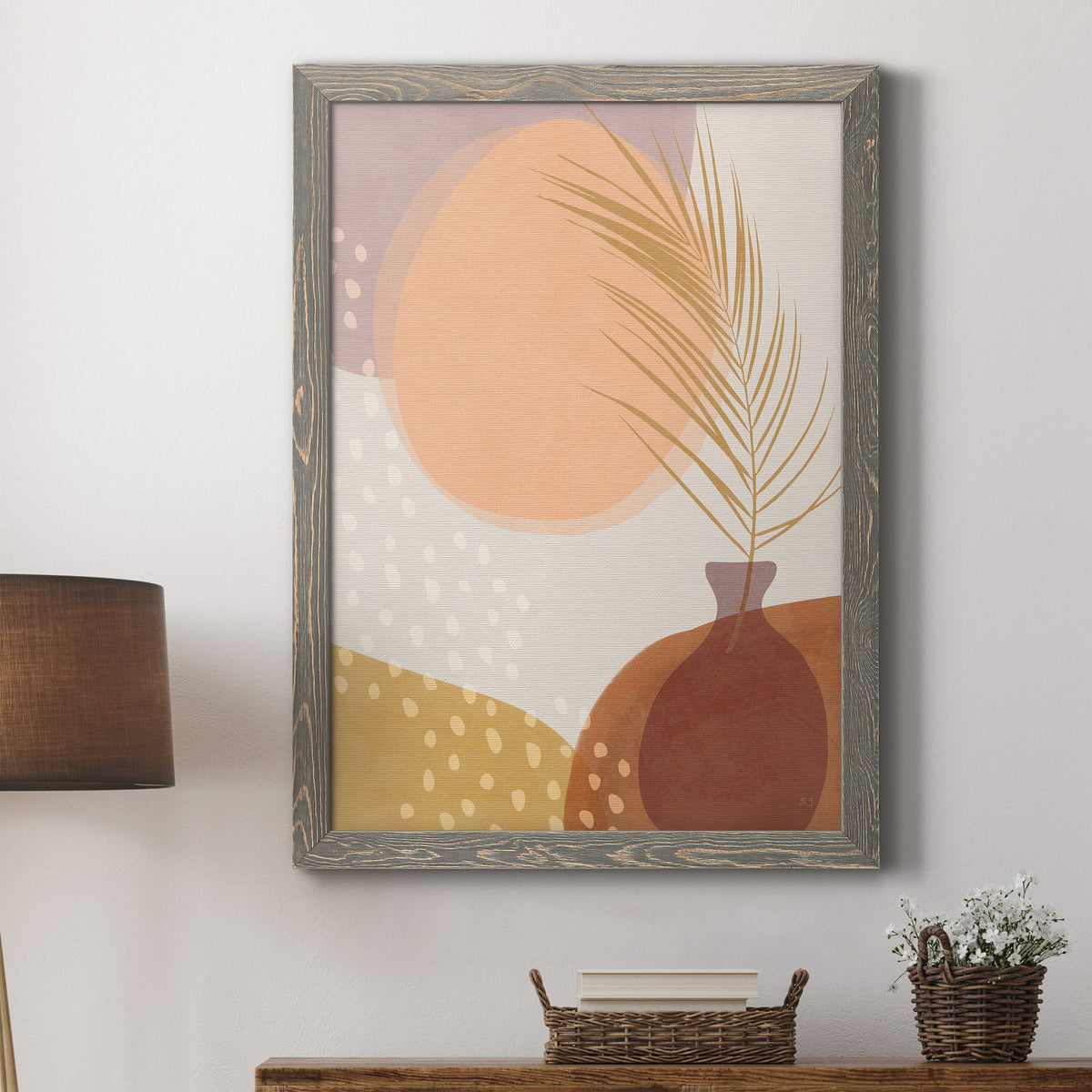Sedona Sunset - Barnwood Framed Canvas Print