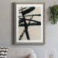 Lines Crossed III - Barnwood Framed Canvas Print