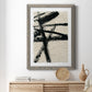 Lines Crossed III - Barnwood Framed Canvas Print
