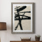 Lines Crossed III - Barnwood Framed Canvas Print