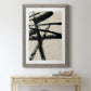 Lines Crossed III - Barnwood Framed Canvas Print