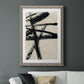 Lines Crossed III - Barnwood Framed Canvas Print