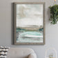 Summer Teal I - Barnwood Framed Canvas Print