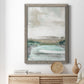 Summer Teal I - Barnwood Framed Canvas Print