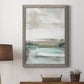 Summer Teal I - Barnwood Framed Canvas Print