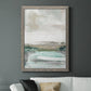 Summer Teal I - Barnwood Framed Canvas Print