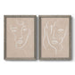 Curly Face I - Barnwood Framed Canvas Set