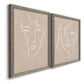 Curly Face I - Barnwood Framed Canvas Set