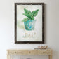 Potted Basil - Barnwood Framed Canvas Print