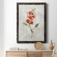 Linen Sweet Pea - Barnwood Framed Canvas Print