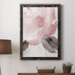 Blush Bloom I - Barnwood Framed Canvas Print
