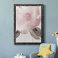 Blush Bloom I - Barnwood Framed Canvas Print