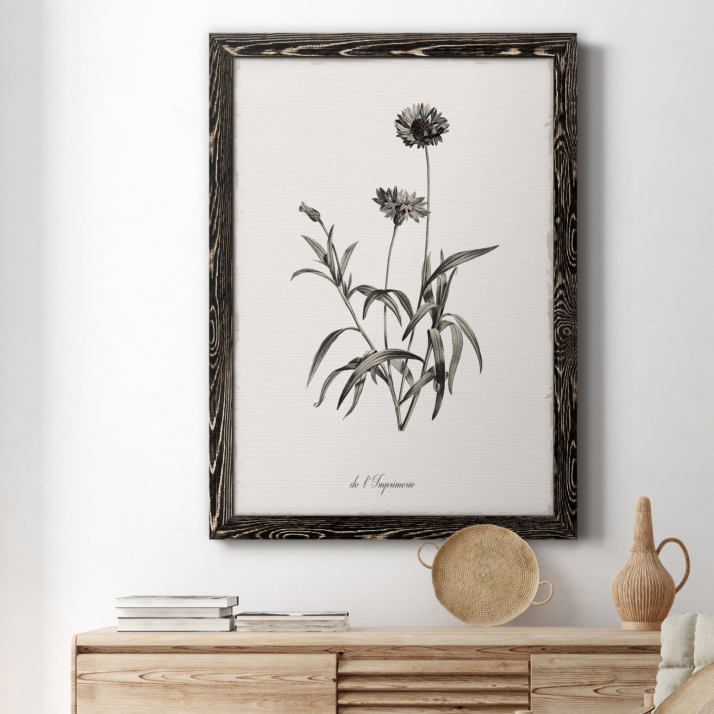 Sketchbook Imperial - Barnwood Framed Canvas Print