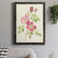 Dusty Rose I - Barnwood Framed Canvas Print