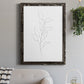 Botanical Gesture VI - Barnwood Framed Canvas Print