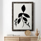 Silhouette Garden I - Barnwood Framed Canvas Print