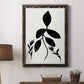 Silhouette Garden I - Barnwood Framed Canvas Print