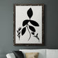 Silhouette Garden I - Barnwood Framed Canvas Print
