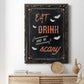 Be Scary - Barnwood Framed Canvas Print