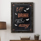 Be Scary - Barnwood Framed Canvas Print